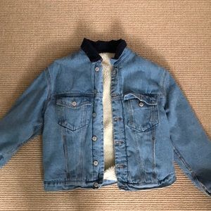 Brandy Melville Sherpa Jean Jacket